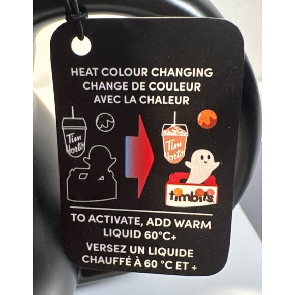 Tim Hortons Halloween Mug Black Cat Heat Activated Color Changing Mug 2025 - Picture 2 of 6